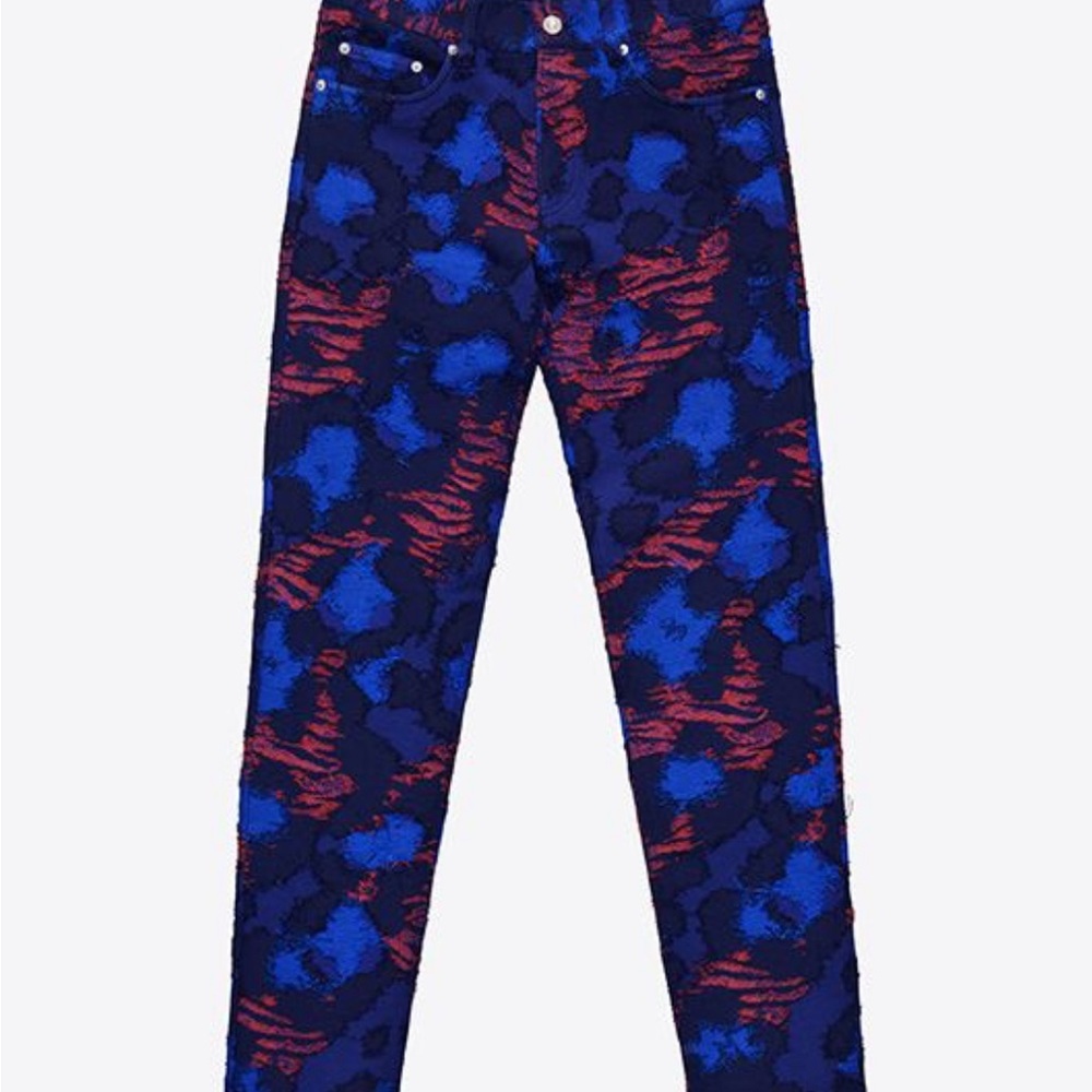 RARE Kenzo Multiple Pattern Jeans EUC